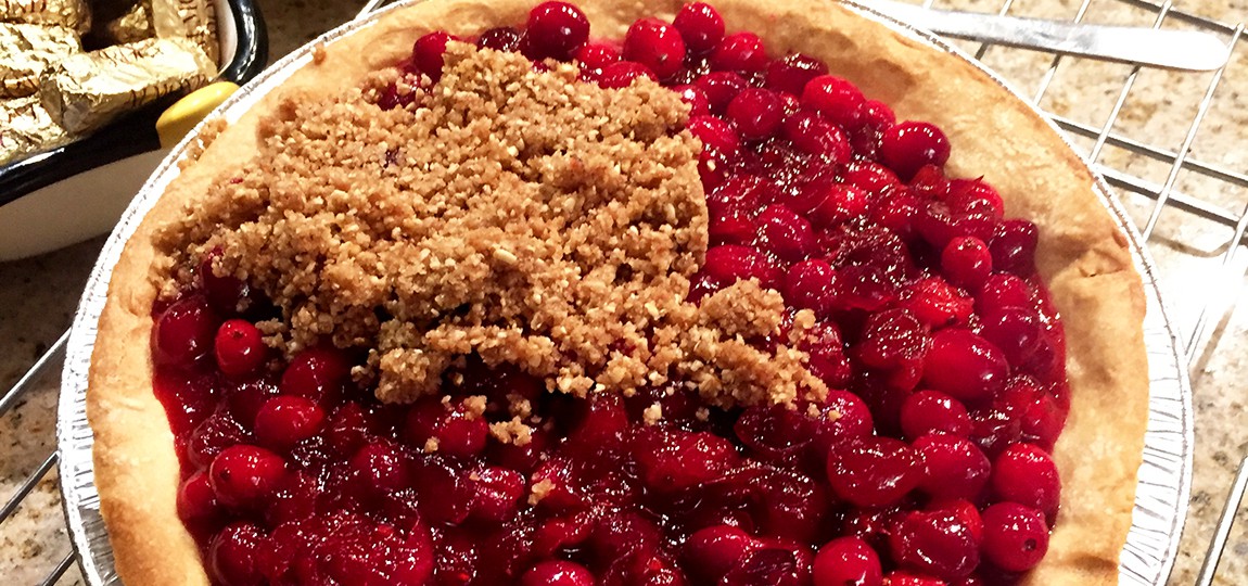 Cranberry New Year’s Pie